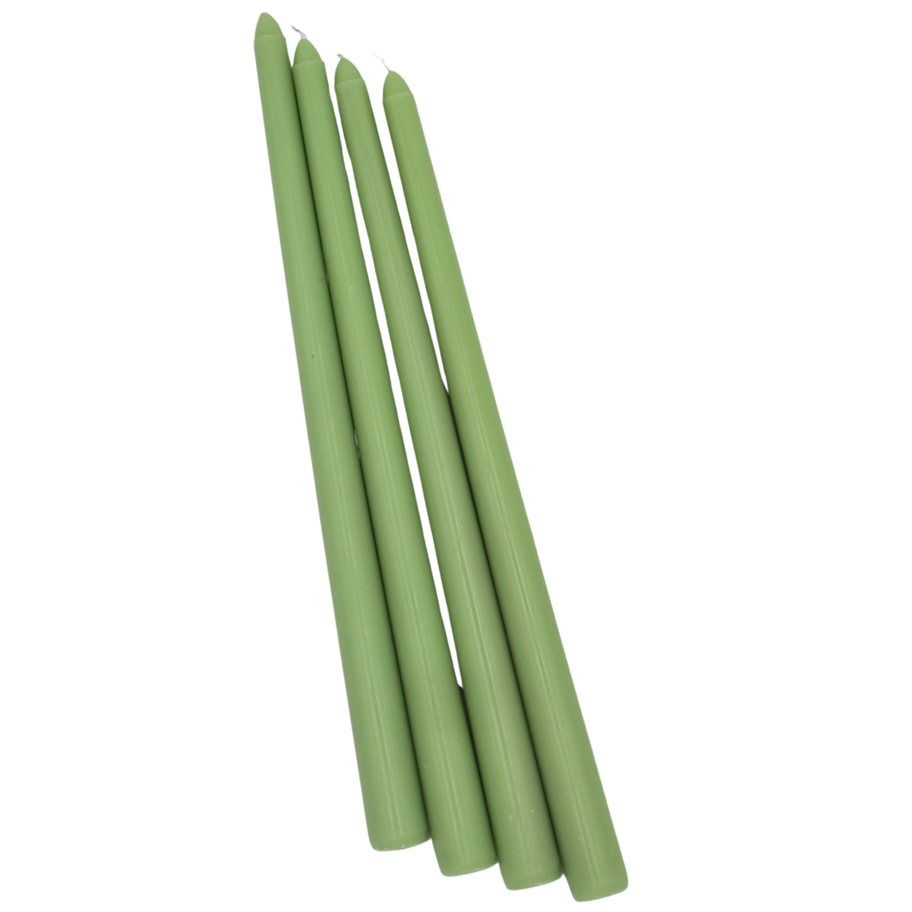 Bougie conique extra haute vert clair (1 boîte de 25 bougies)