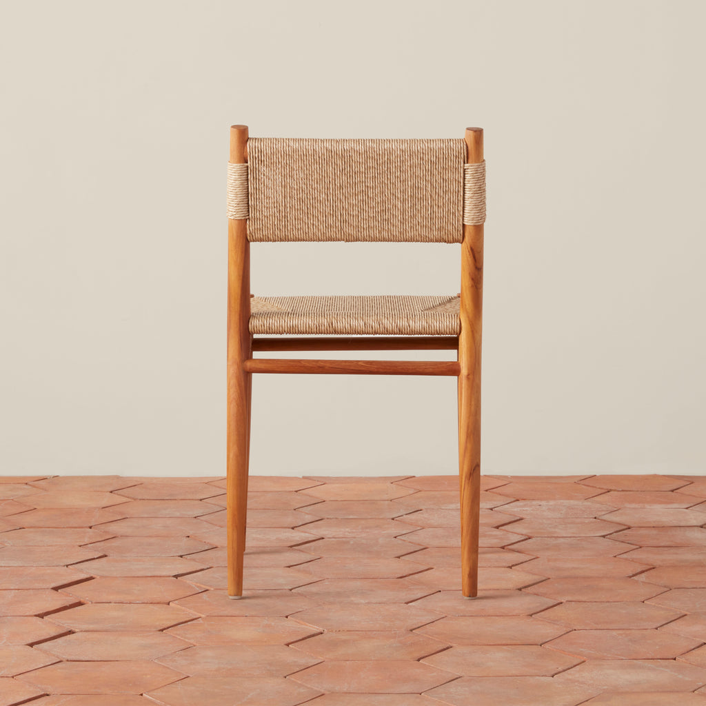 Chaise de salle à manger tissée d'intérieur et d'extérieur Alma