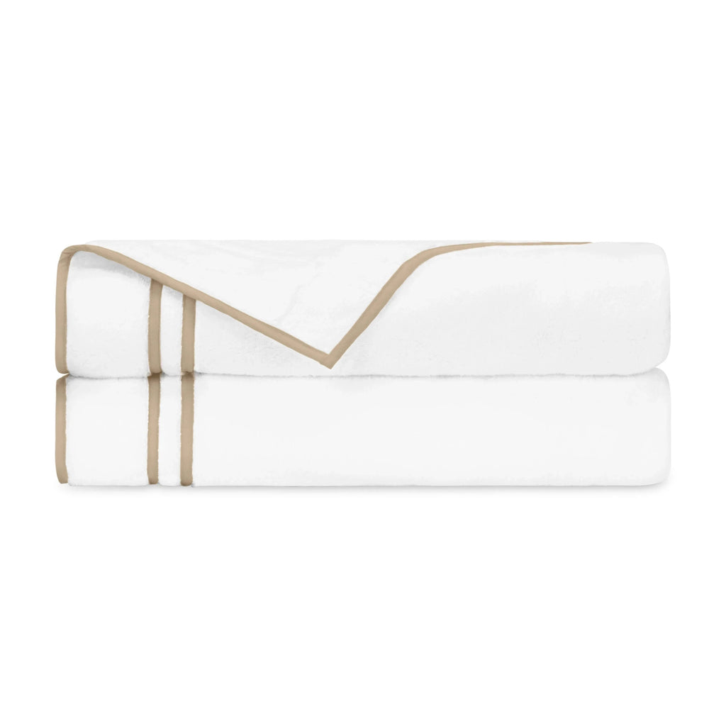 Serviette pour le bout des doigts avec rubans
