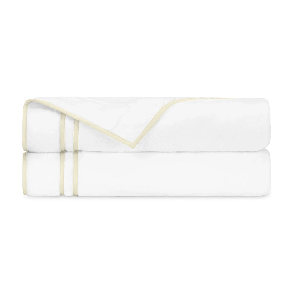 Serviette pour le bout des doigts avec rubans
